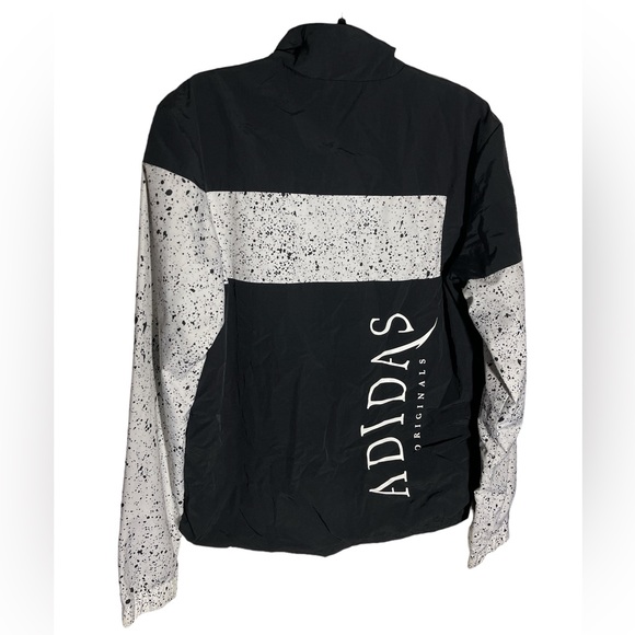 Adidas Planetoid Track Jacket Black White Size Small - Picture 2 of 7